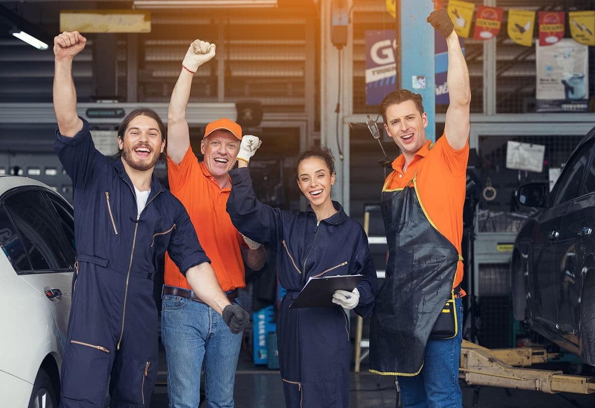EC Vehicle Repairs team